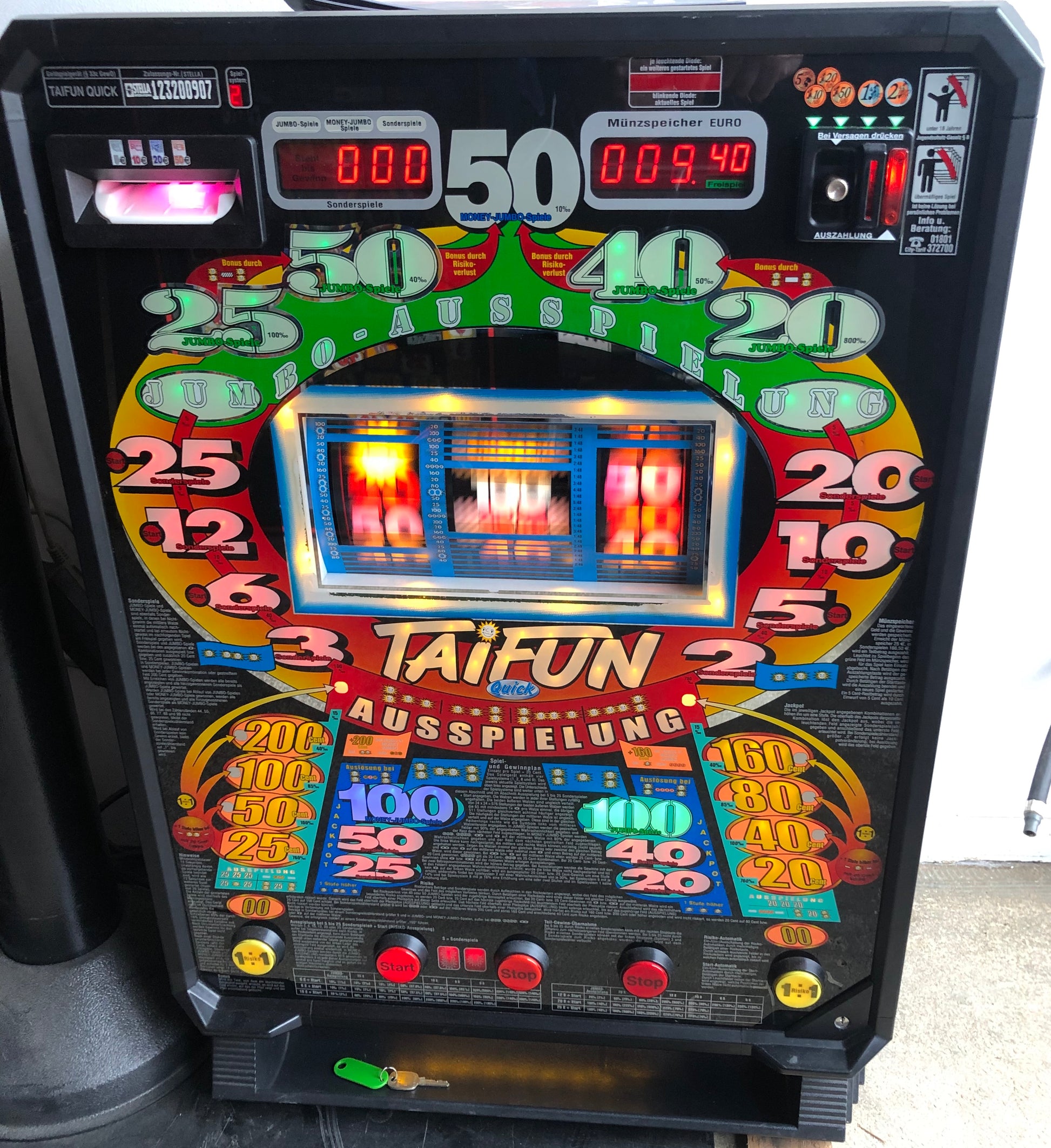 Onverschilligheid De controle krijgen Omgekeerde Spielautomat Geldspieler Merkur TAIFUN QUICK mit Akzeptor – Neuert  Spielautomaten